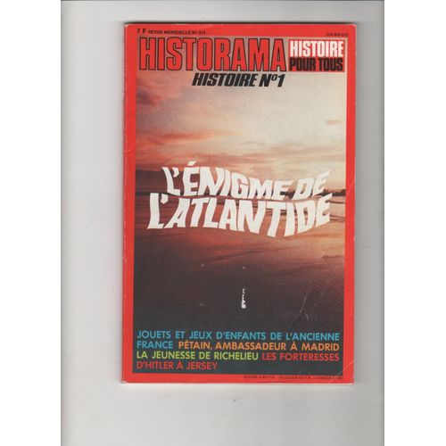 Historama  N° 314 : L'enigme De L'atlantide
