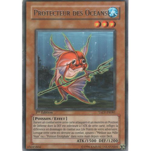 Carte Yu-Gi-Oh! "Protecteur Des Océans" Rare Taev-Fr081