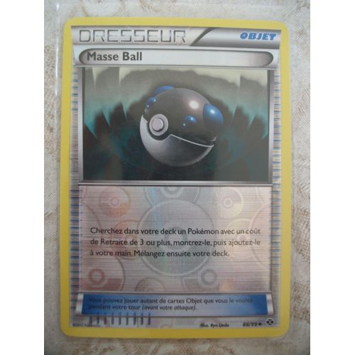 Masse Ball Peu Commune Reverse Dresseur 88/99 Destinées Futures