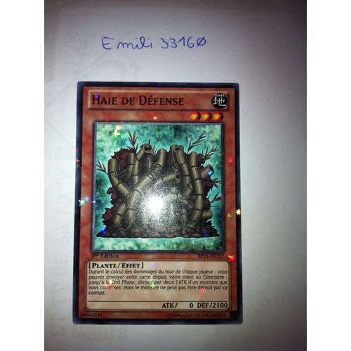 Bp01 Fr157 - Haie De Défense - Battle Pack: Aube Épique Starfoil