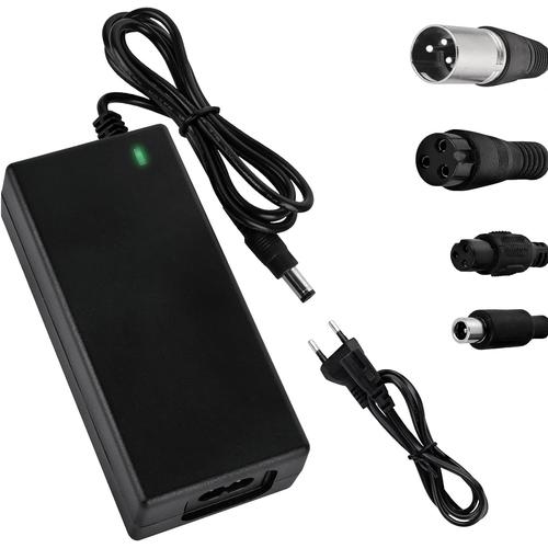 42 V 2 A Chargeurs Pour Scooter, Cable De Charge Hoverboard, Chargeur De Batterie Pour Scooter Electrique Chargeur Avec 4 Ports Lumière Led Pour Scooter Electrique Vélo Electrique (Ue)