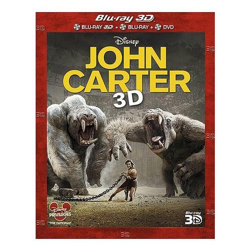 John Carter - Combo Blu-Ray 3d + Blu-Ray + Dvd