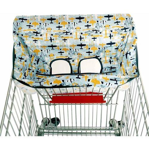 Prot¿¿Ge Chariot Pour B¿¿B¿¿, 2 En 1 Supermarch¿¿ Shopping Trolley Prot¿¿Ge Si¿¿Ge Housse De Chaise Haute, Protection Caddie Enfant Pour Chariot De Magasinage Protection Des Jambes, Lavable