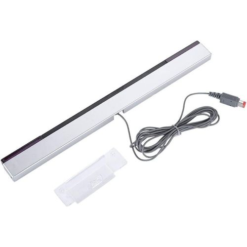 Barre De D¿¿Tection Wii, Capteur Recepteur Sensor Barre Filaire Pour Console Wii, Barre De Capteur De Rayon Infrarouge Filaire, R¿¿Cepteur Filaire Et Support Pour Console Nintendo Wii