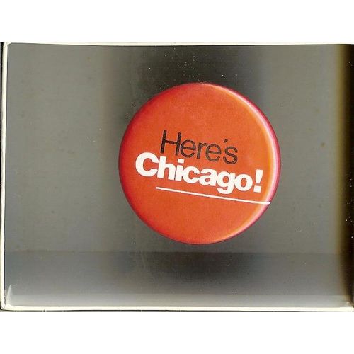 Badge Here's Chicago Diamètre 4.2cm