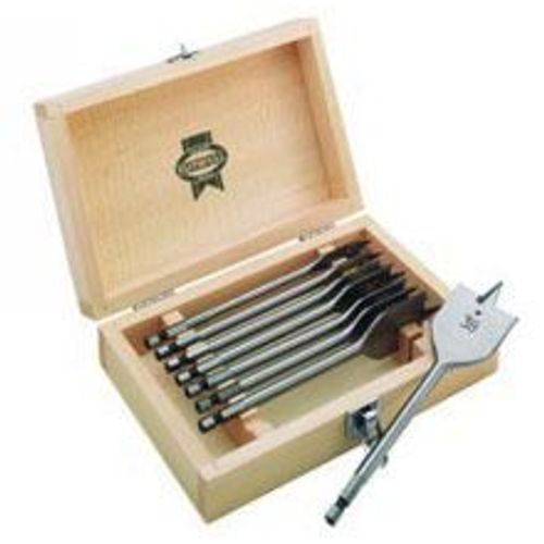 Coffret de 8 mèches à bois plates