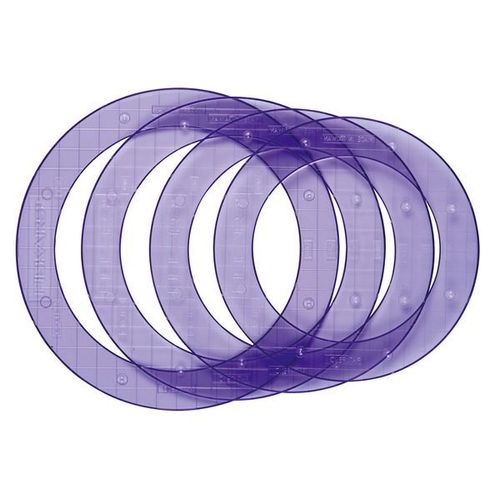 Gabarits de découpe géants cercles Fiskars