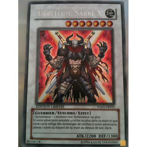 Urbellum, Sabre X (Ha01-Fr025) Secret Rare