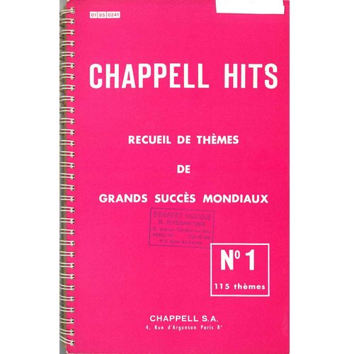 Recueil De115  Thèmes De Grands Succès Mondiaux - N°1