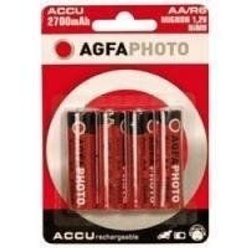 1x4 AgfaPhoto Akku NiMh Mignon AA 2300 mAh