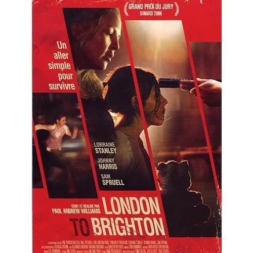 London To Brighton - Véritable Affiche De Cinéma Pliée- Format 40x60 Cm - De Paul Andrew Williams Avec Lorraine Stanley, Johnny Harris, Georgia Groome, Sam Spruell, Nathan Constance -2006