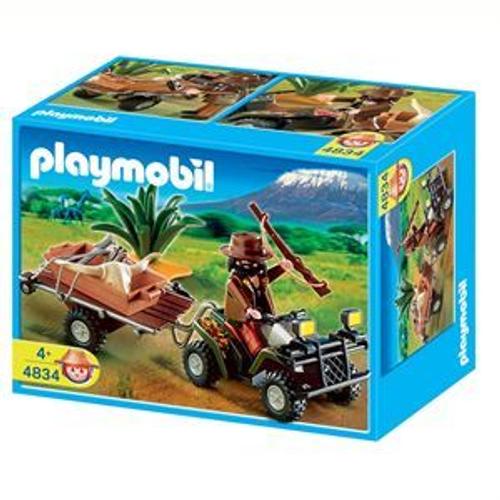 Playmobil Wild Life 4834 - Quad Safari Et Braconnier