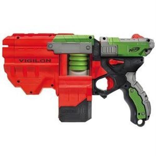 Cat[Jeu De Tir] Hasbro - Nerf - Un Super Pistolet Qui Lance 5 Disques Grâce À Une Toute Nouvelle Technologie ! Mixte - A Partir De 8 Ans - Livré À L'