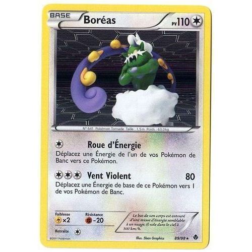 Boréas (89/98) - Pokemon Noir Et Blanc Pouvoirs Emergents