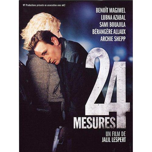 24 Mesures - Véritable Affiche De Cinéma Pliée- Format 120x160 Cm - De Jalil Lespert Avec Lubna Azabal, Benoît Magimel, Sami Bouajila, Bérangère Allaux, Archie Shepp, Steve Mac Graven -2007