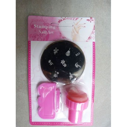Kit Manucure Decoration Ongle Nail Art Stamping 