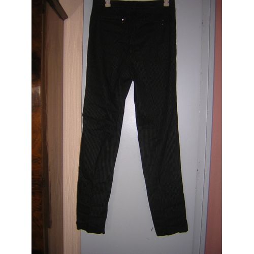 Pantalon Bourgeois Taille A Plat 44 Cm 50% Viscose 25% Laine 25% Polyamide