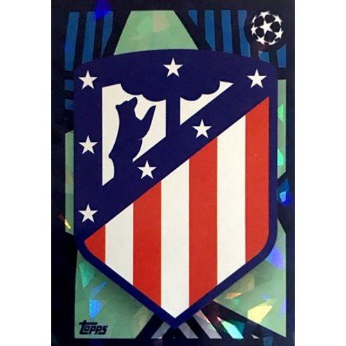 22 Club Badge - Club Atlético De Madrid - Topps Uefa Champions League 2018-2019 Sticker Vignette