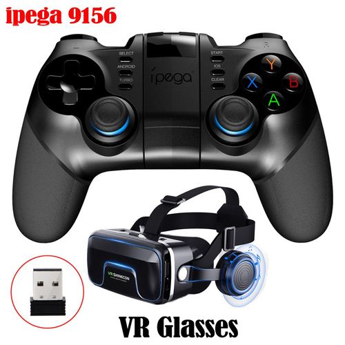 9156 Avec Vr B - Manette De Jeu Bluetooth Pour Iphone, Android, Pc, Playstation 4, 3, Ps4, Ps3, Contrle Nintendo Switch, Contrleur Pubg, Manette De Jeu Mobile