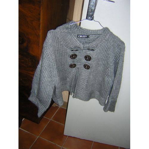 Gilet Cherry Taille 23% Laine 65% Acrylique.