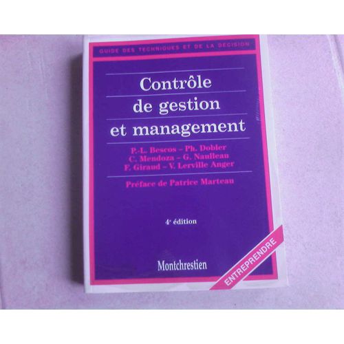 Controle De Gestion Et Management - 4eme Edition