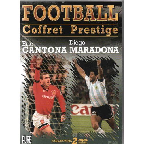 Football : Éric Cantona - Diego Maradona - Coffret Prestige