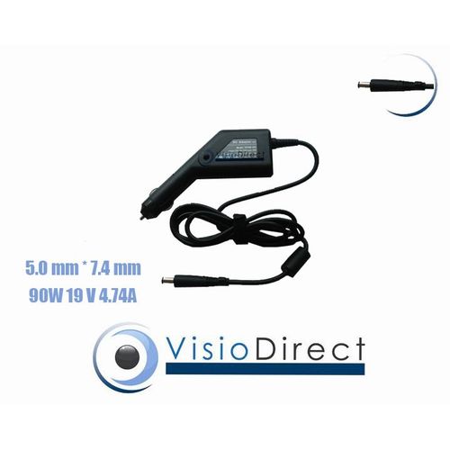 Alimentation Chargeur Voiture Auto Sur Prise Allume Cigare Pour Portable Hp Compaq Hdx18 Visiodirect