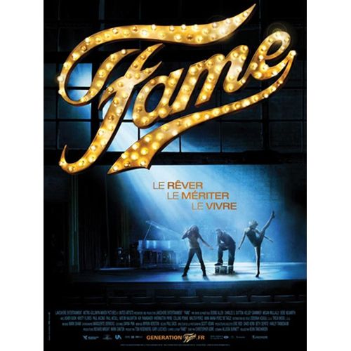 Fame - Véritable Affiche De Cinéma Pliée- Format 40x60 Cm - De Kevin Tancharoen Avec Kay Panabaker, Walter Perez, Naturi Naughton, Asher Book, Kherington Payne -2009