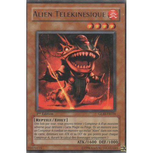 Carte Yu-Gi-Oh! "Alien Télékinésique" Rare Glas-Fr034