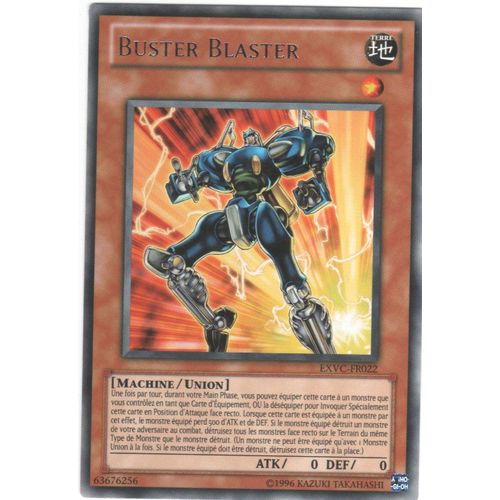 Carte Yu-Gi-Oh! "Buster Blaster" Rare Exvc-Fr022