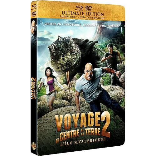 Voyage Au Centre De La Terre 2 : L'île Mystérieuse - Ultimate Edition Boîtier Steelbook - Combo Blu-Ray + Dvd + Copie Digitale