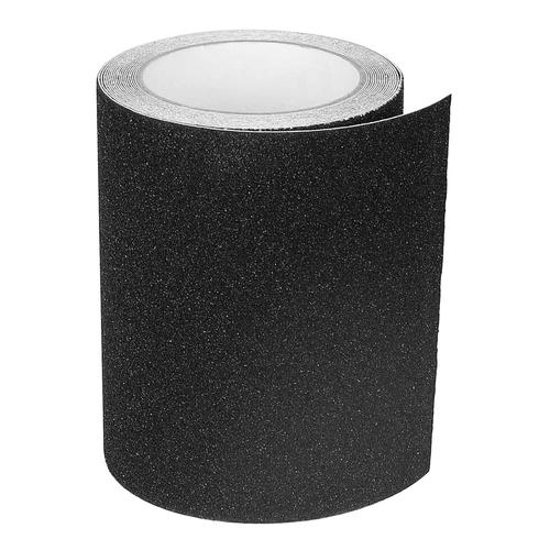 Bande Antid¿¿rapante Adh¿¿sive pour Escaliers, Friction, Abrasif pour les S¿¿curit¿¿, Escabeau, Int¿¿rieur, Ext¿¿rieur, Haute Traction, 15CM x 5M, Noir