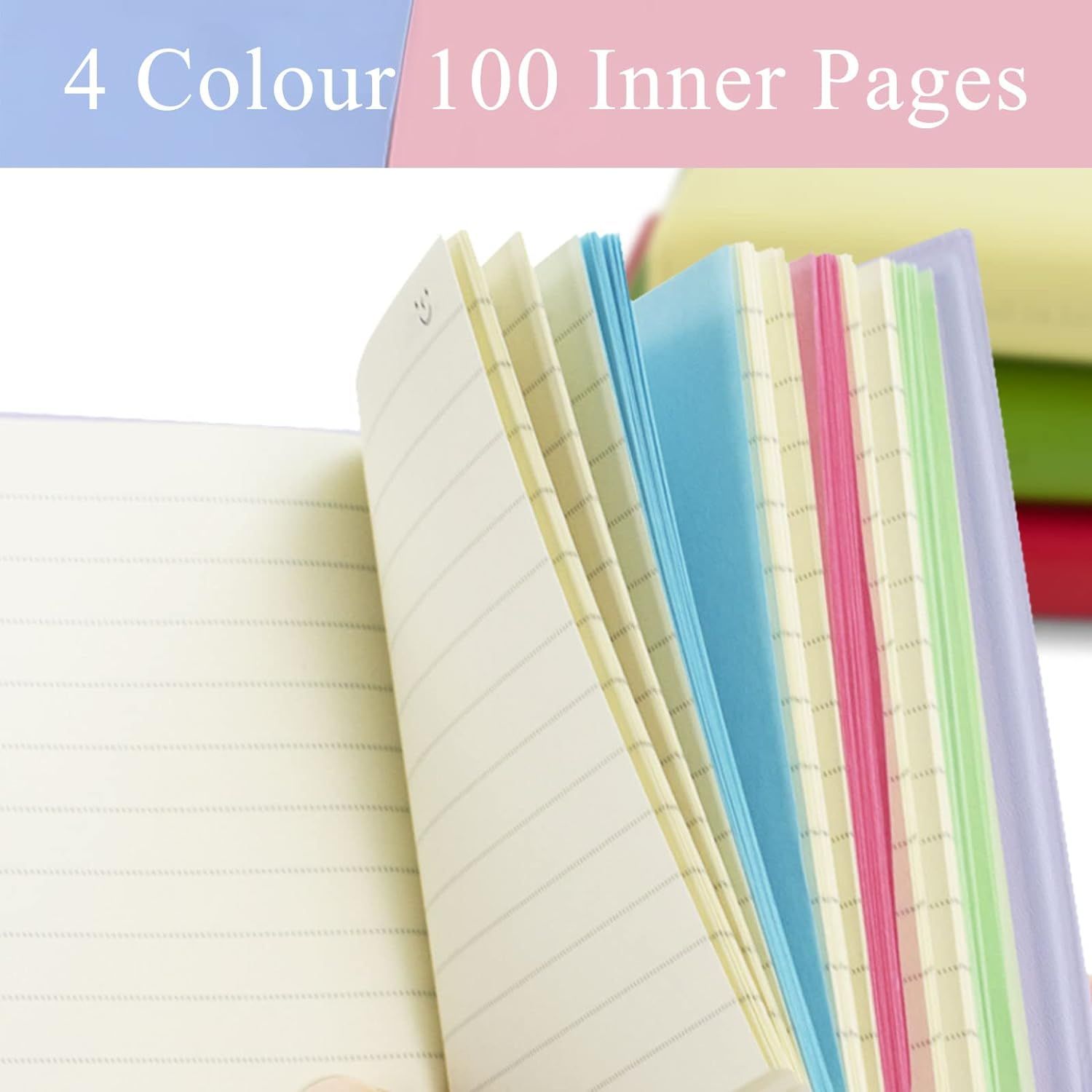 Lot De 8 Mini Blocs-notes De Poche A7, Petit Bloc-notes Avec 30 Feuilles Lignées, Mini Carnet De Poche En Cuir Avec 6 Recharges De Bloc-notes Avec 30 Feuilles Lignées Par Bloc-notes Et