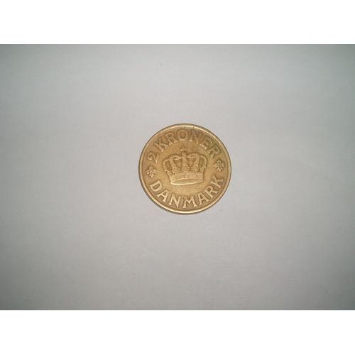 Piece De 2 Kroner Danemark Annee 1925