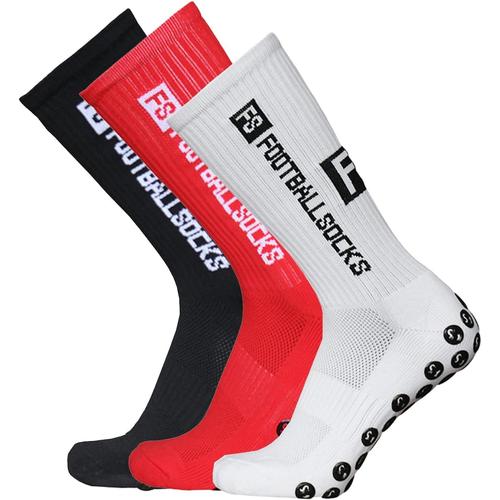 Chaussettes De Football Chaussettes De Sport Pour Hommes Trois Paires Chaussettes De Prise Taille De Football Sports De Plein Air Chaussettes De Compression Stretch Pour Basket-Ball Hockey Courir