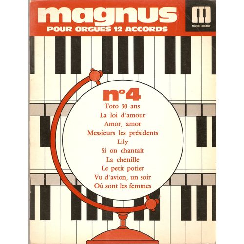 Magnus Pour Orgues 12 Accords  N°4