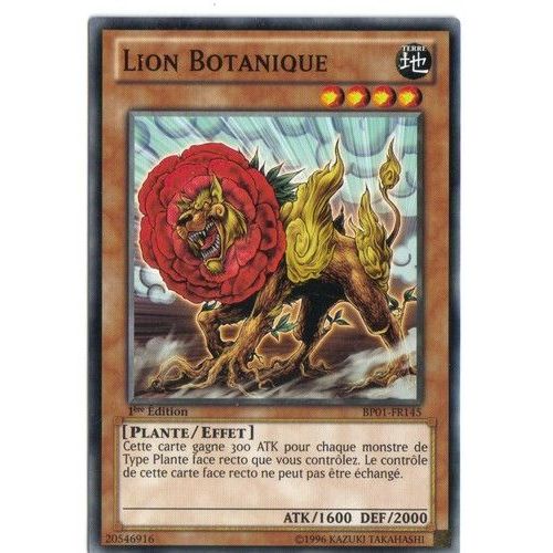 Lion Botanique (Bp01-Fr145) - Starfoil