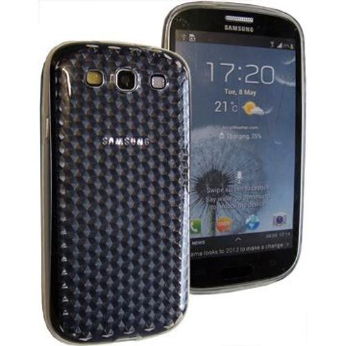 Coque Softygel Diamond Transparente Pour Samsung Galaxy S3 I9300