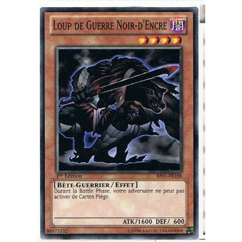 Loup De Guerre Noir D'encre Bp01 Starfoil Fr
