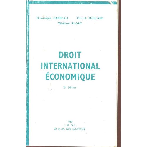 Droit International Économique