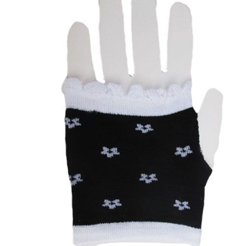 Mitaine Black Sugar Noir Et Blanc Gohique Emo