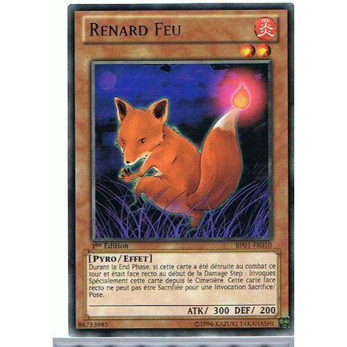 Starfoil - Renard Feu - Yu-Gi-Oh! - Bp01-Fr010