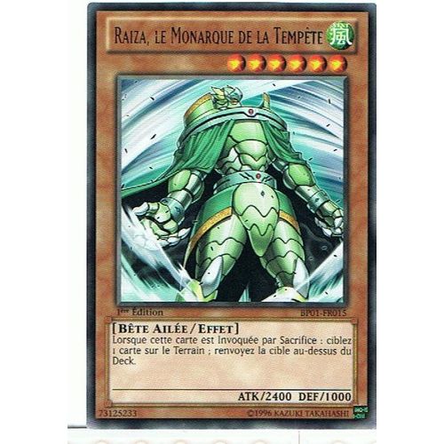 Starfoil - Raiza, Le Monarque De La Tempête - Yu-Gi-Oh! - Bp01-Fr015