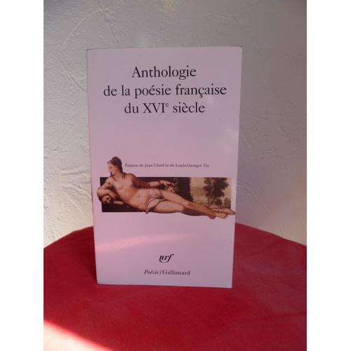 Anthologie de la poésie française du XVIe siècle 