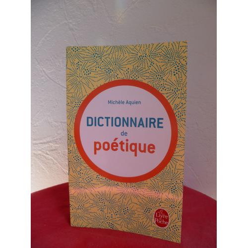 Dictionnaire De Poétique