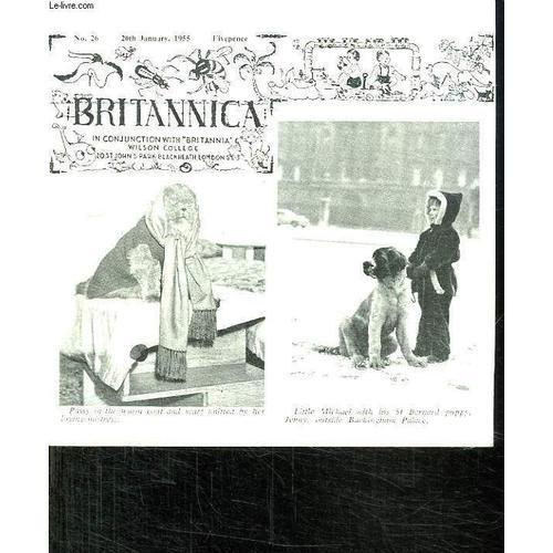 Britannica N° 26 20 January 1955. Texte En Anglais. Sommaire: The London National Toy Museum, A Well Known School St Trinians...