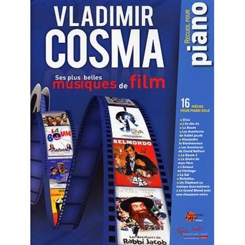 Cosma : Ses Plus Belles Musiques De Film - Piano