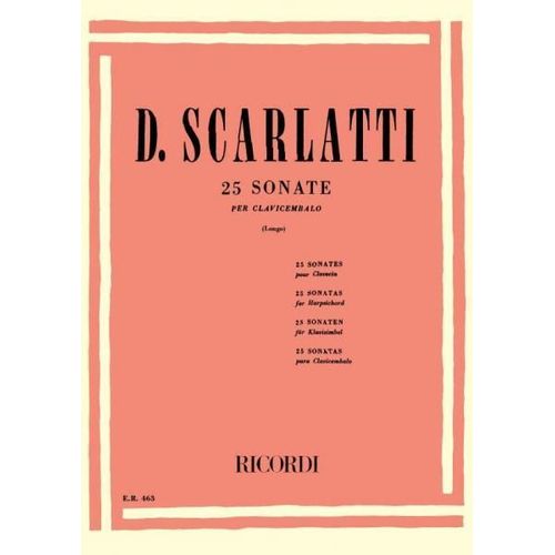 Scarlatti 25 Sonates Clavecins
