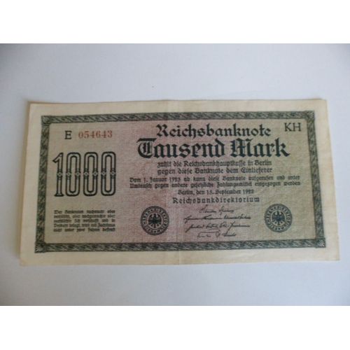 Allemagne 1000 Mark 1922