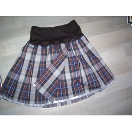 Jupe À Carreau Plissée Neuve, Marque Cop'copine
